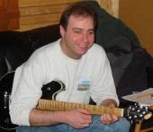 Jon getting ready to play.